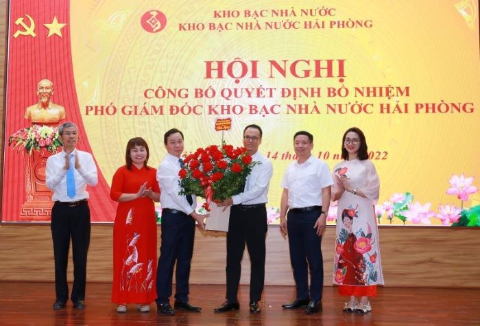 Kho bạc Nhà nước Hải Phòng có phó giám đốc mới