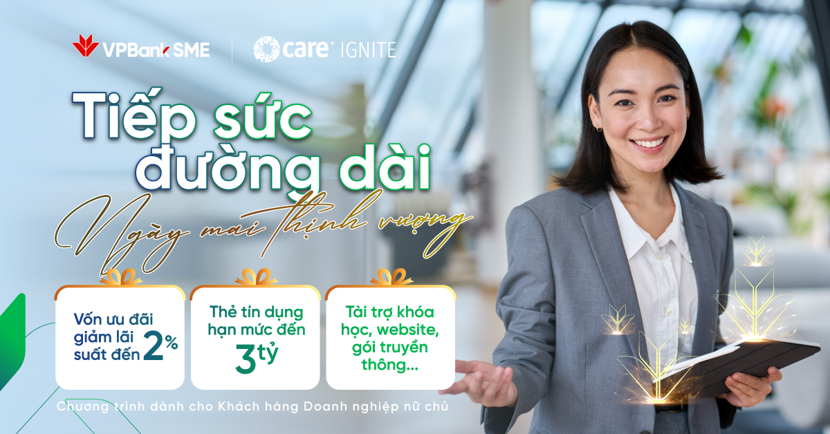 VPBank hợp tác với Care Ignite “thắp lửa” cho doanh nghiệp nữ chủ