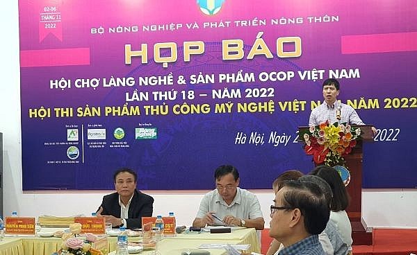 150 gian hàng tham dự Hội chợ Làng nghề và sản phẩm OCOP Việt Nam lần thứ 18