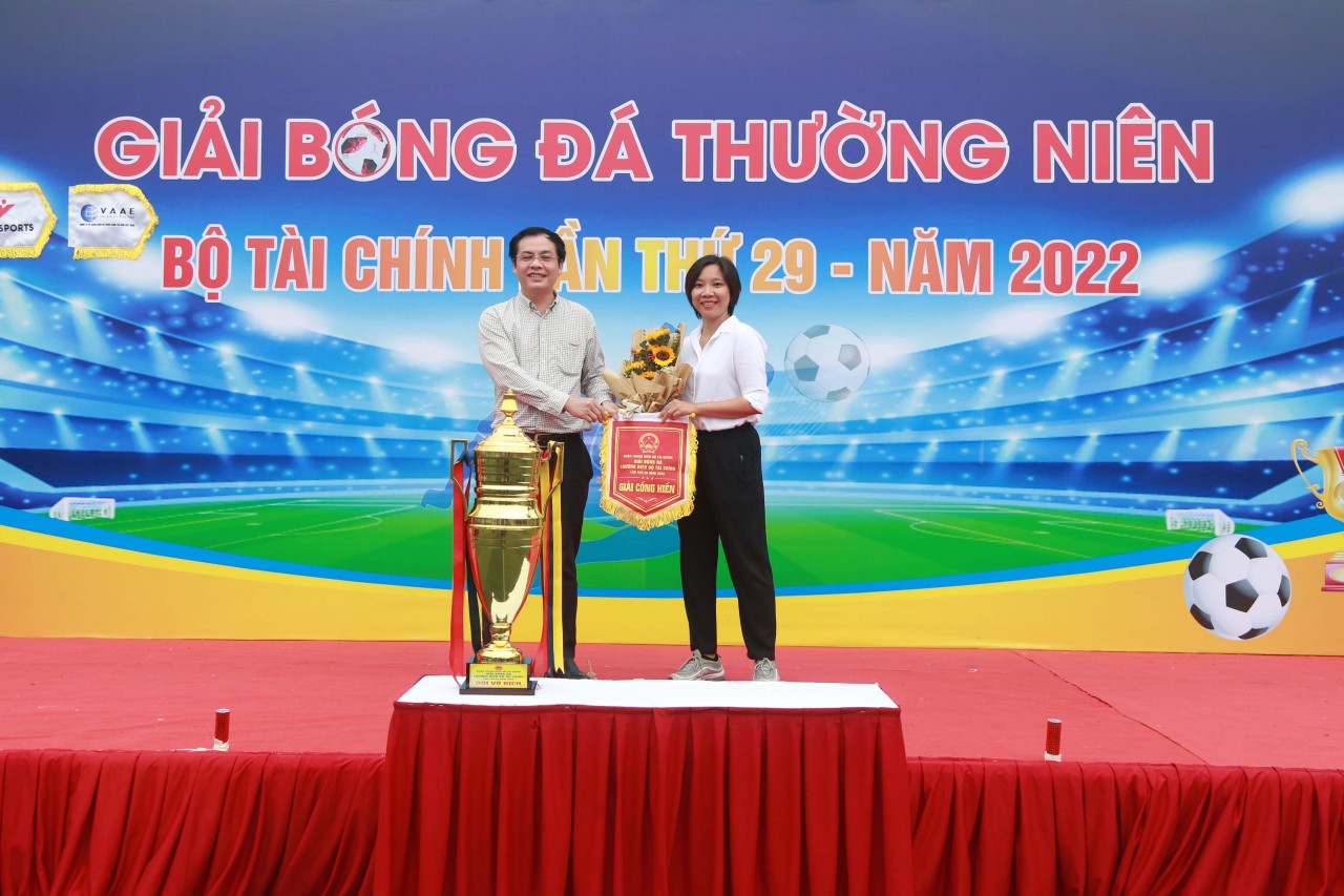 Bế mạc Giải bóng đá thường niên Thanh niên Bộ Tài chính lần thứ 29/2022 Bế mạc Giải bóng đá thường niên Thanh niên Bộ Tài chính lần thứ 29/2022