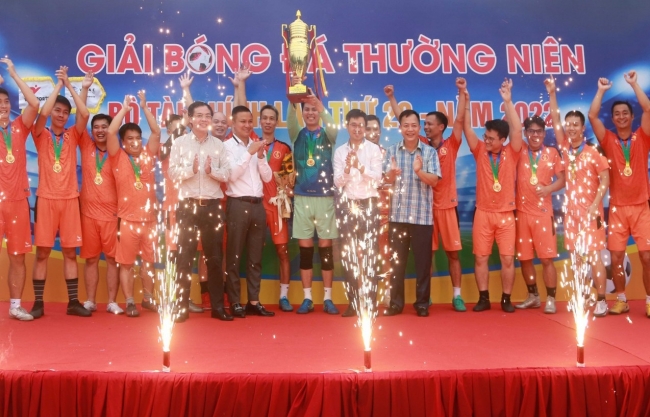 Bế mạc Giải bóng đá thường niên Đoàn Thanh niên Bộ Tài chính lần thứ 29/2022