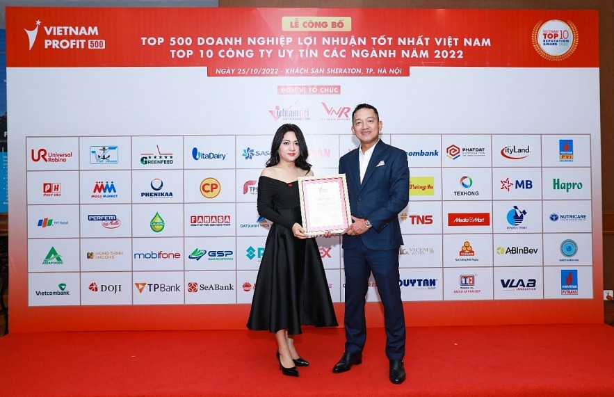 CityLand được vinh danh Top 50 doanh nghiệp hàng đầu có lợi nhuận tốt nhất năm 2022