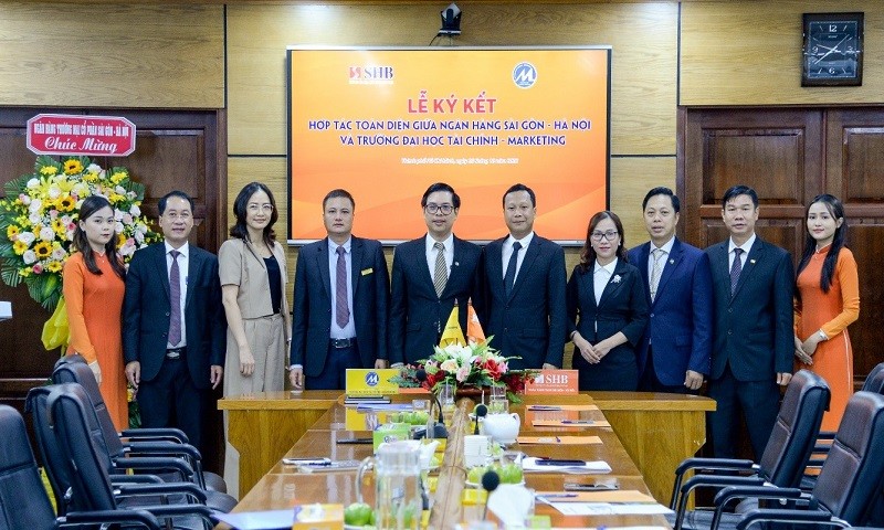 Trường Đại học Tài chính - Marketing ký kết hợp tác toàn diện với Ngân hàng TMCP Sài Gòn - Hà Nội (SHB)