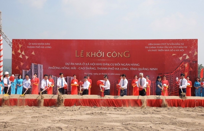 Quảng Ninh: Khởi công dự án nhà ở xã hội với 986 căn hộ