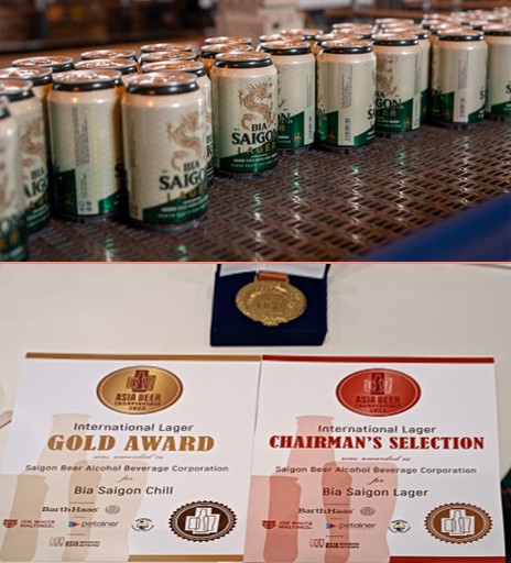 Giải vô địch bia Châu Á 2022: Saigon Chill đạt Huy chương vàng bia Lager Quốc tế