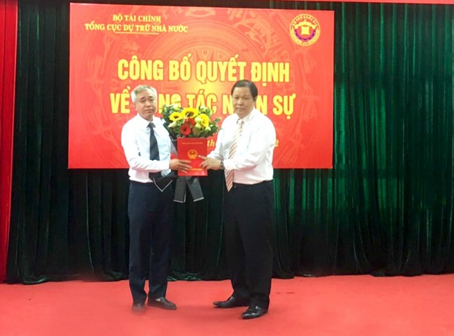 Điều động, bổ nhiệm ông Lê Văn Dương giữ chức Cục trưởng Cục Dự trữ Nhà nước khu vực Đông Bắc