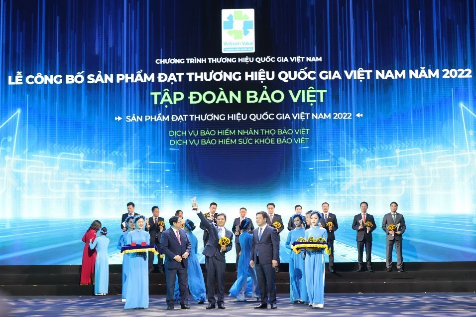 Bảo Việt - thương hiệu bảo hiểm duy nhất được vinh danh Thương hiệu quốc gia