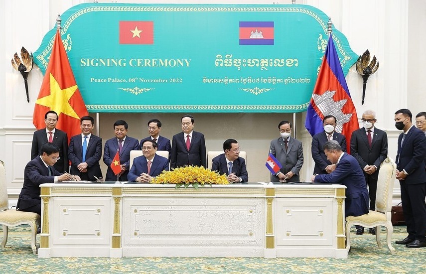 Lễ ký các văn kiện hợp tác giữa hai nước Việt Nam-Campuchia