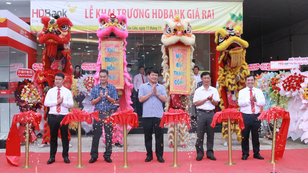 HDBank Giá Rai - Bạc Liêu chính thức đi vào hoạt động