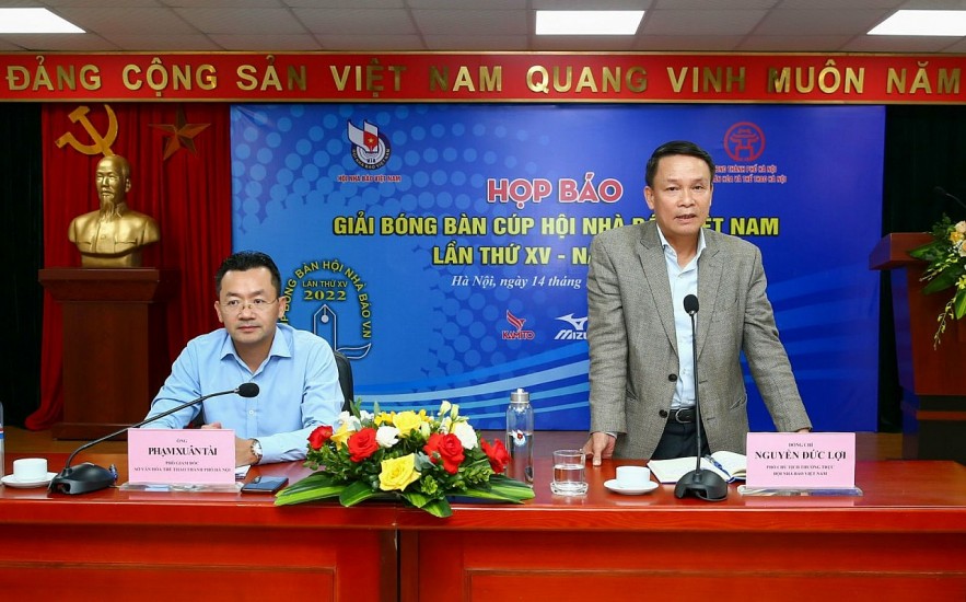 201 vận động viên tranh tài tại “Giải bóng bàn Cúp Hội Nhà báo Việt Nam lần thứ XV - năm 2022”