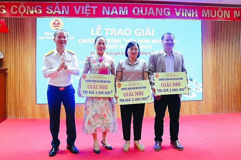 Bắc Ninh, Lào Cai, Bình Phước, Hòa Bình trao thưởng chương trình “hóa đơn may mắn”