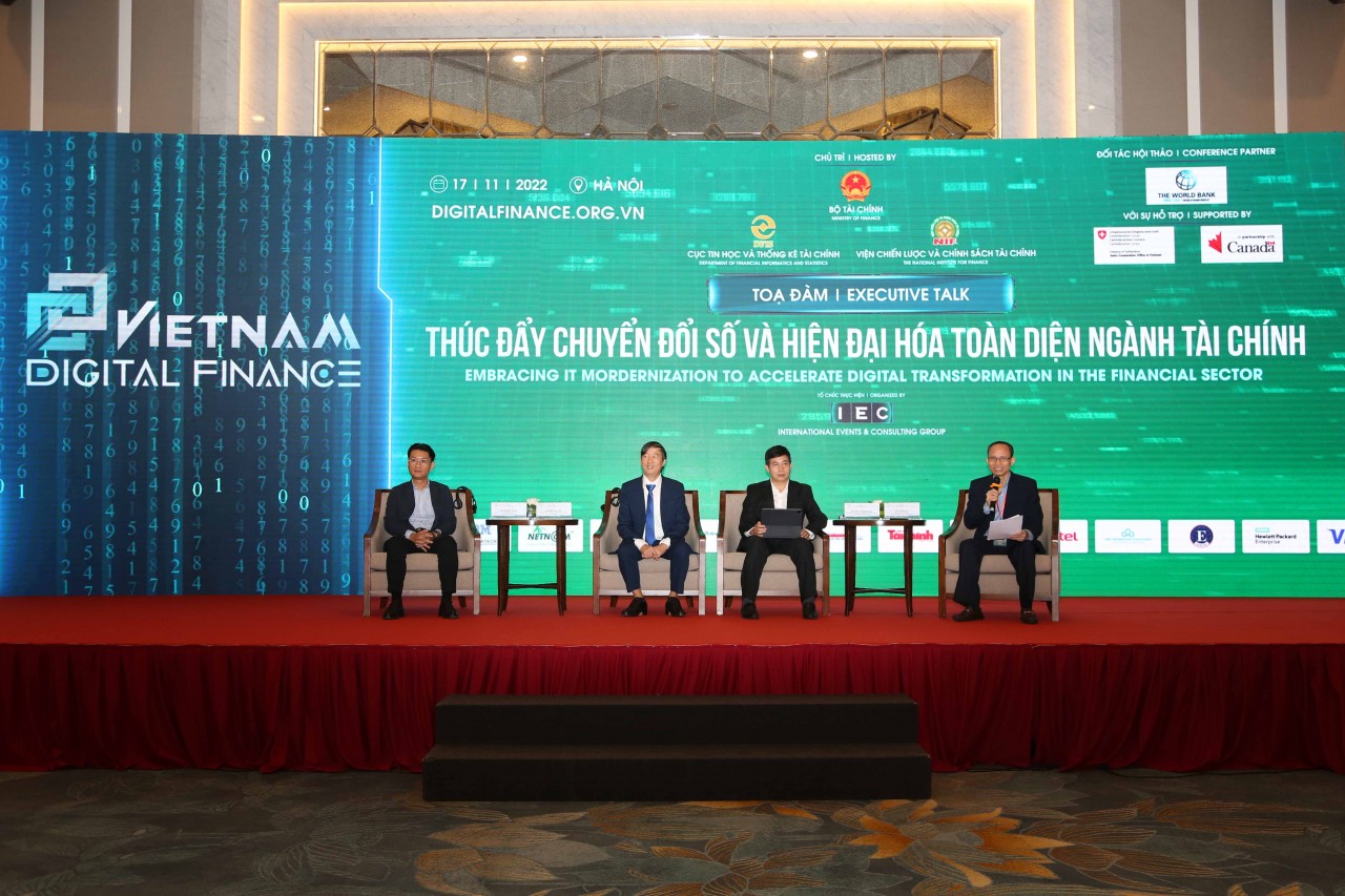 Chùm ảnh Hội thảo - Triển lãm về tài chính số trong quản lý ngân sách mhà nước năm 2022 Chùm ảnh Hội thảo - Triển lãm về tài chính số trong quản lý ngân sách mhà nước năm 2022