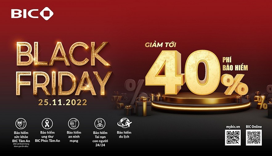 Black Friday 25/11: Tận hưởng siêu ưu đãi tới 40% tại BIC