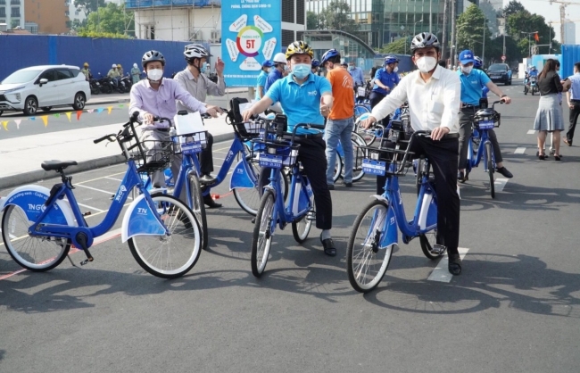 Hà Nội: Thí điểm dịch vụ xe đạp công cộng trong 12 tháng