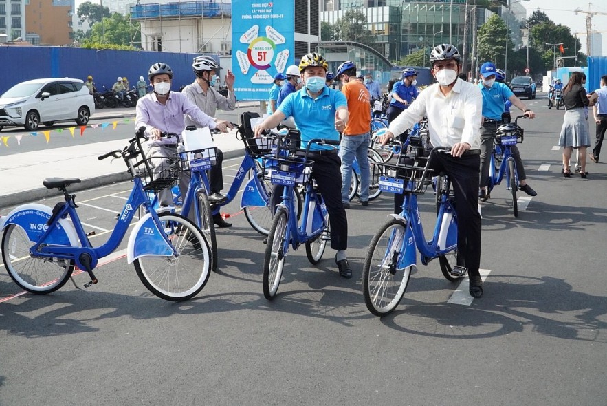 Hà Nội: Thí điểm dịch vụ xe đạp công cộng trong 12 tháng
