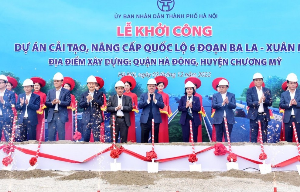 Hà Nội khởi công dự án giao thông hơn 8.100 tỷ đồng