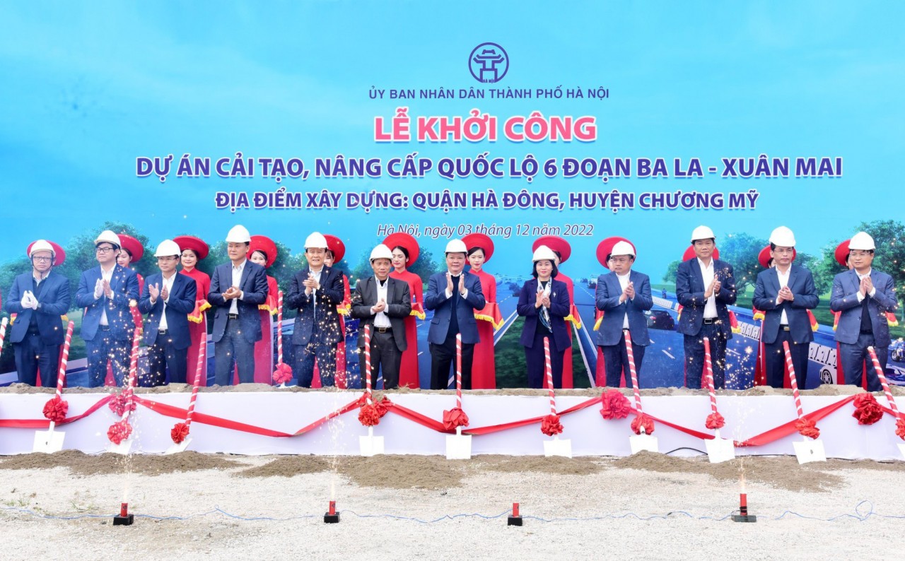Hà Nội khởi công dự án giao thông hơn 8.100 tỷ đồng