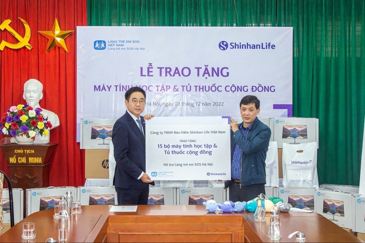 Shinhan Life Việt Nam hỗ trợ cho Làng trẻ em SOS Hà Nội