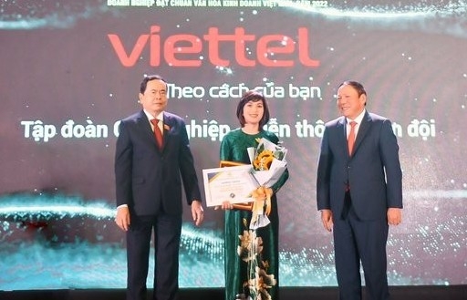 Viettel đạt chuẩn văn hóa kinh doanh Việt Nam 2022