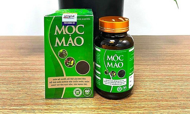 Thực phẩm bảo vệ sức khỏe Mộc Mao vi phạm quảng cáo