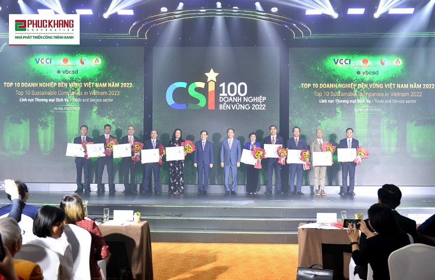 Phuc Khang Corporation tiếp tục đạt top 10 doanh nghiệp bền vững tại Việt Nam: Củng cố nội lực cho mục tiêu bền vững