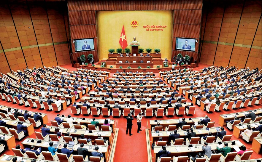 Toàn cảnh Kỳ họp thứ 4, Quốc hội khoá XV khai mạc ngày 20/10/2022. 