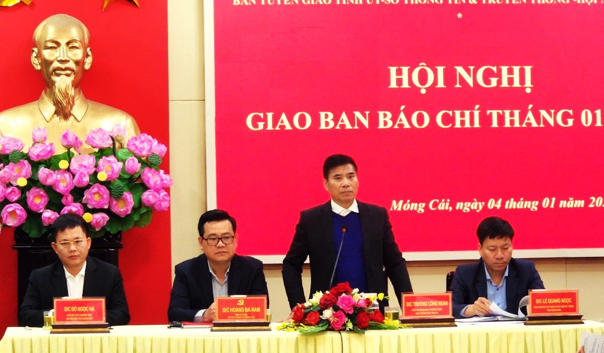 Quảng Ninh tổ chức hội nghị thông tin báo chí thường kỳ Quảng Ninh tổ chức hội nghị thông tin báo chí thường kỳ tháng 1/2023