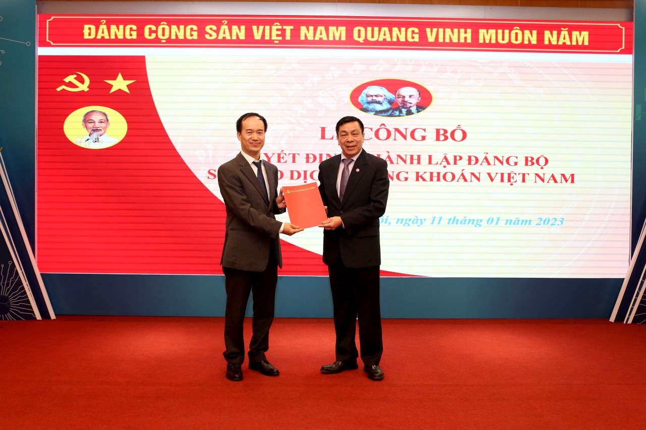 Thành lập Đảng bộ Sở Giao dịch Chứng khoán Việt Nam