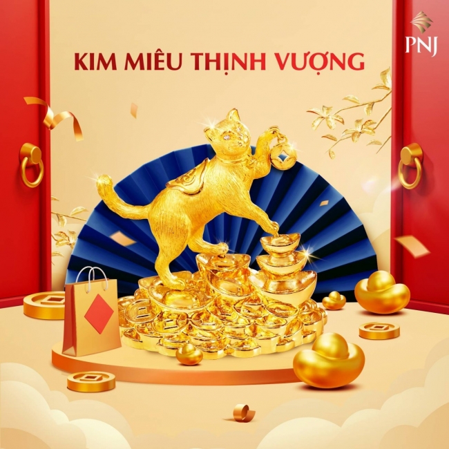 nhung chu meo vang quy nhan cua pnj ra mat vao dip than tai nam quy mao