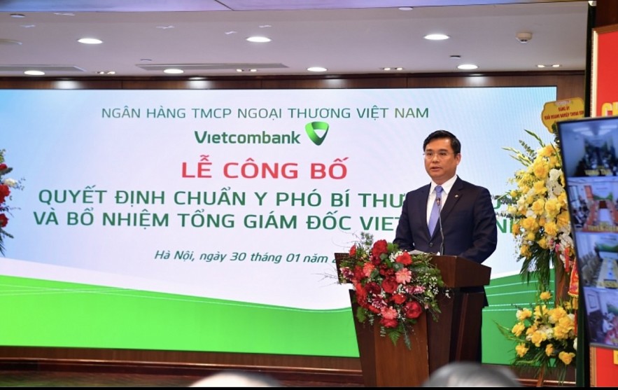 Vietcombank tổ chức Lễ công bố Quyết định chuẩn y Phó Bí thư Đảng ủy và bổ nhiệm Tổng Giám đốc