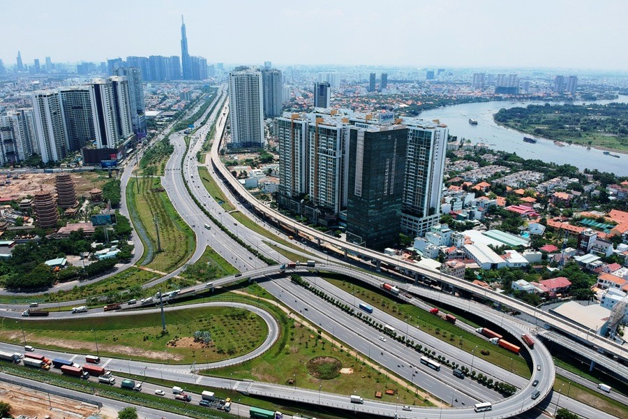 Giải ngân vốn đầu tư công thực hiện xây dựng cơ bản và sửa chữa lớn tại TP. Hồ Chí Minh tăng mạnh trong tháng 1/2023. Ảnh Đỗ Doãn