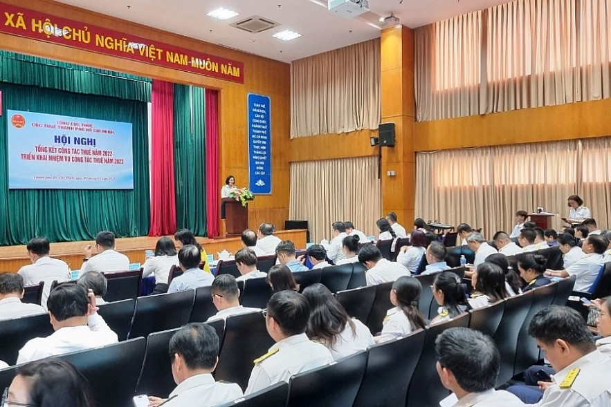 Cục Thuế TP. Hồ Chí Minh triển khai nhiệm vụ công tác năm 2023. Ảnh Đỗ Doãn