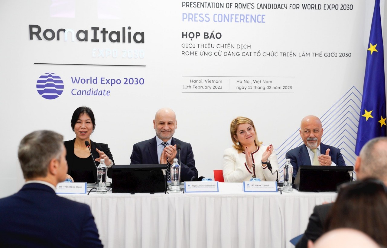 Quảng bá chiến dịch Rome ứng cử đăng cai World Expo 2030 tại Việt Nam