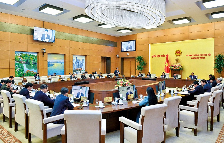 Ủy ban Thường vụ Quốc hội tổ chức phiên họp lần thứ 20, Quốc hội khóa XV.  