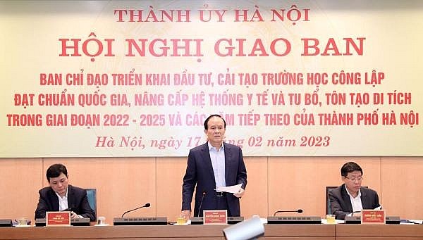 Hà Nội đã bố trí hơn 15.156 tỷ đồng đầu tư, cải tạo tại 3 lĩnh vực giáo dục, y tế, di tích