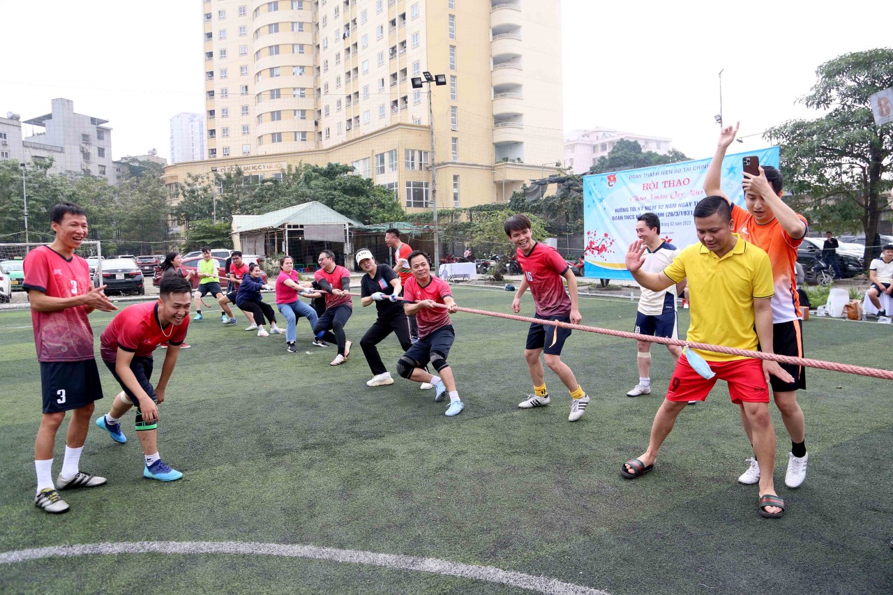 Đoàn Thanh niên Bộ Tài chính tổ chức hội thao chào xuân lần thứ nhất