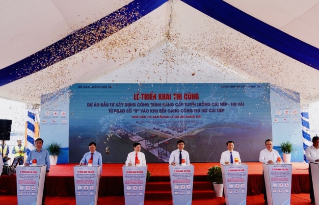 Nâng cấp tuyến luồng Cái Mép - Thị Vải mức đầu tư 1.414 tỷ đồng