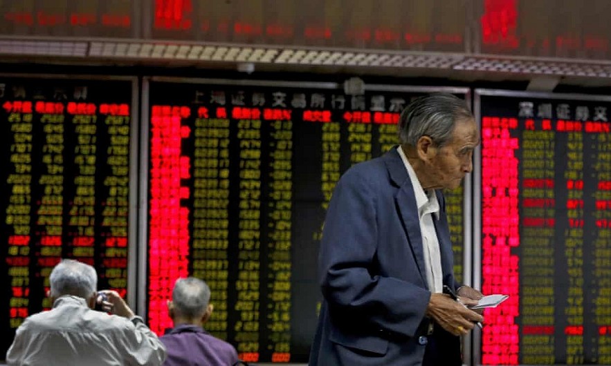 Sắc đỏ chi phối các thị trường chứng khoán châu Á