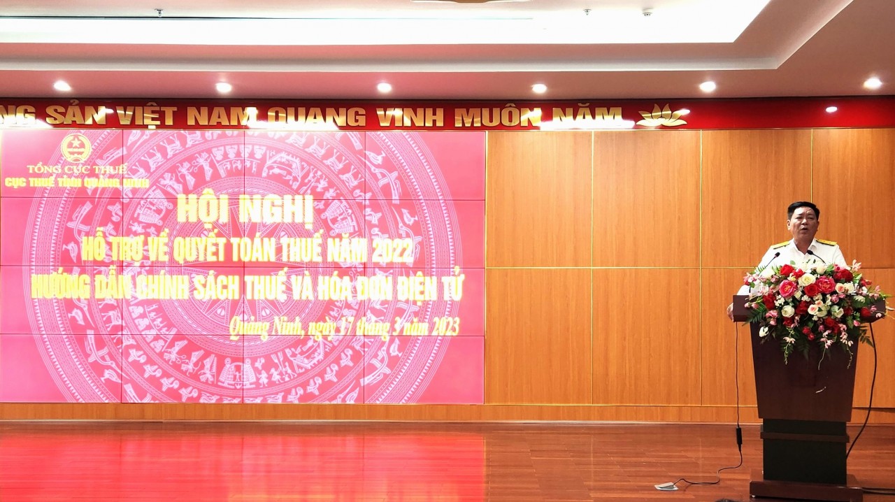 Cục Thuế Quảng Ninh tổ chức hội nghị hỗ trợ về quyết toán thuế năm 2022