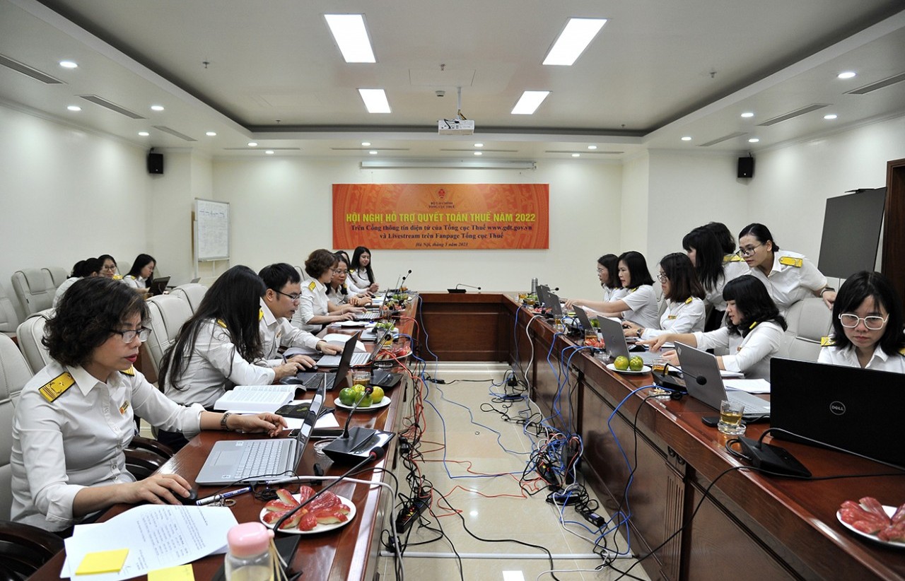 Tổng cục Thuế tổ chức hỗ trợ trực tuyến quyết toán thuế năm 2022
