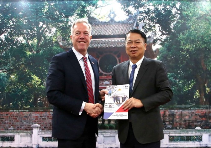 Thứ trưởng Nguyễn Đức Chi làm việc với Đoàn Doanh nghiệp Cấp cao Hội đồng kinh doanh Hoa Kỳ - ASEAN