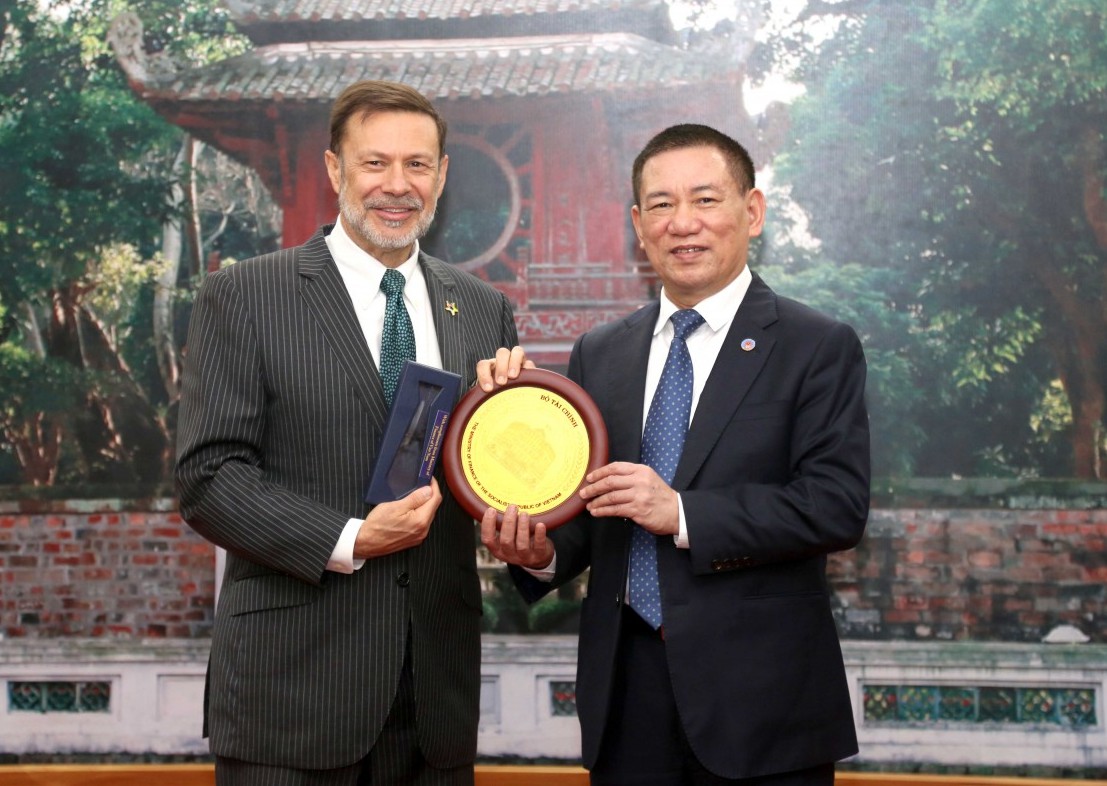 Bộ trưởng Hồ Đức Phớc tiếp tân Đại sứ Úc tại Việt Nam