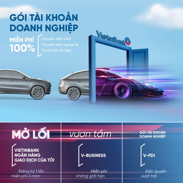 Combo miễn 100% phí giao dịch cho doanh nghiệp