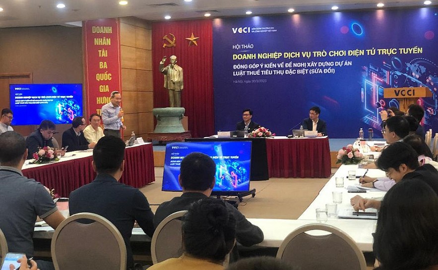 DN dịch vụ trò chơi điện tử trực tuyến góp ý dự án Luật thuế tiêu thụ đặc biệt (sửa đổi) Cần thiết áp dụng thuế đối với dịch vụ trò chơi điện tử trực tuyến