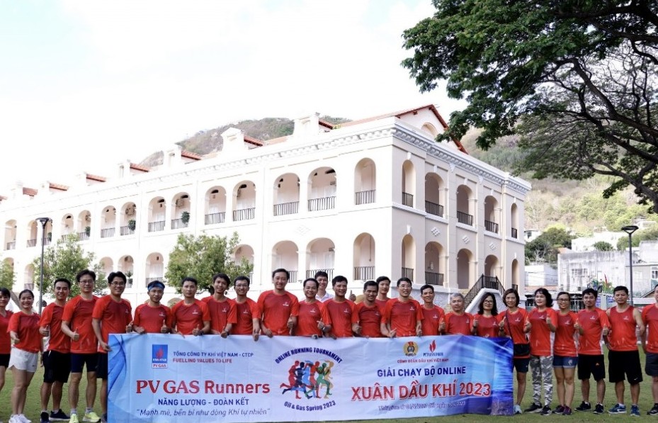 Đội tuyển PV GAS nhanh chóng nhập cuộc Giải chạy bộ online “Xuân Dầu khí 2023”