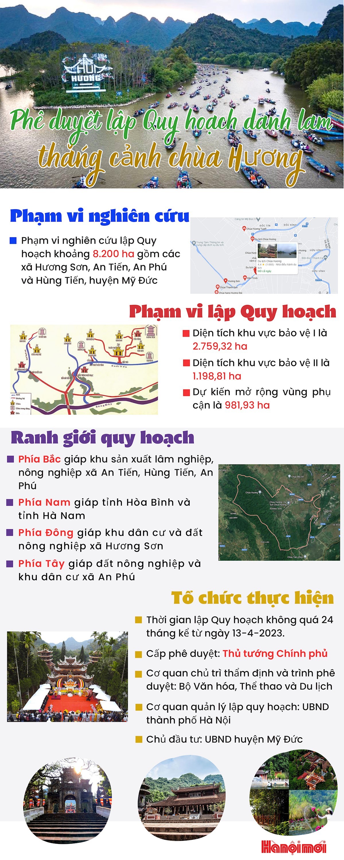 Lập quy hoạch danh thắng chùa Hương