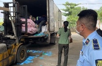 TP. Hồ Chí Minh: Tiêu hủy 11.000 bao thuốc lá nhập lậu