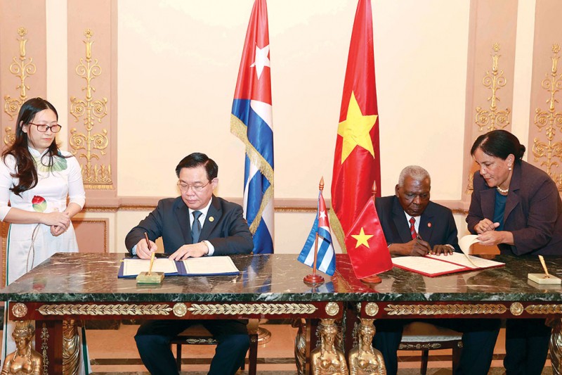 Thiết lập cơ chế hợp tác liên nghị viện giữa Quốc hội Việt Nam - Cuba