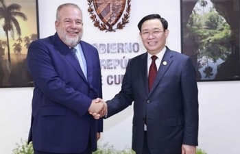 Vietnamese NA Chairman meets with Cuban PM in Havana