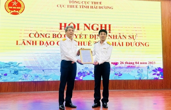 Tổng cục Thuế điều động, bổ nhiệm cục trưởng Cục Thuế Hải Dương, Lạng Sơn